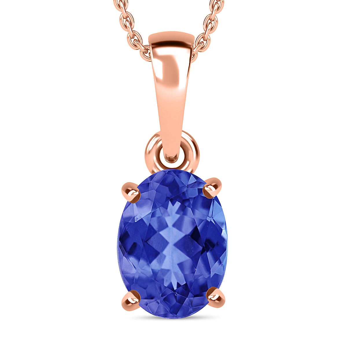 Timeless Solitaire Pendant Necklace 20 Inches