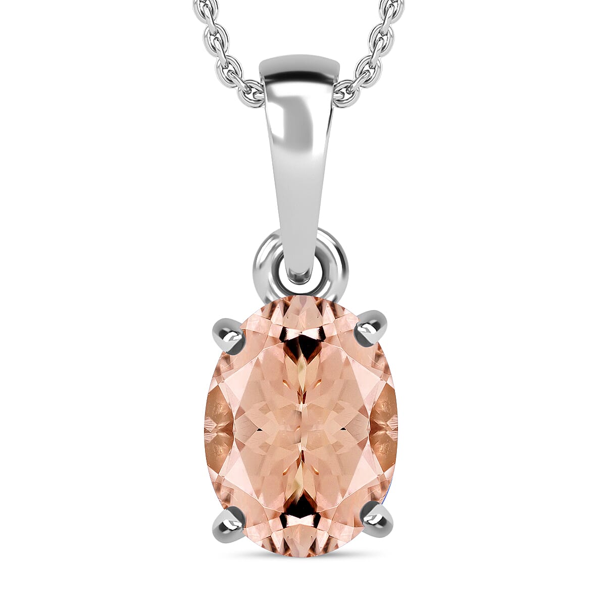 Timeless Solitaire Pendant Necklace 20 Inches