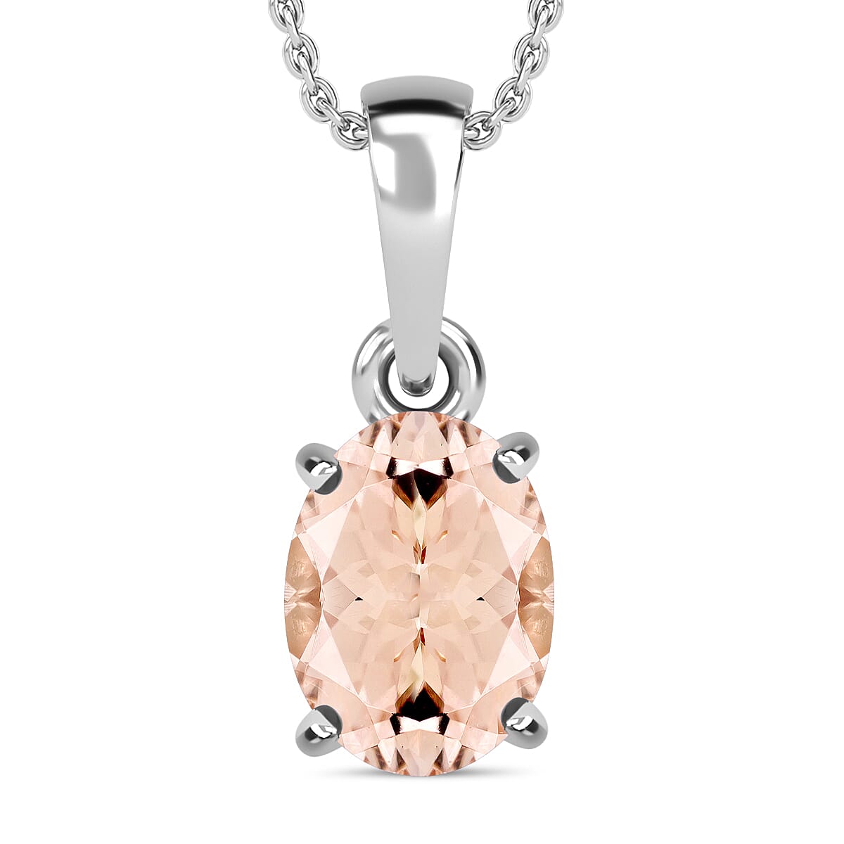 Timeless Solitaire Pendant Necklace 20 Inches