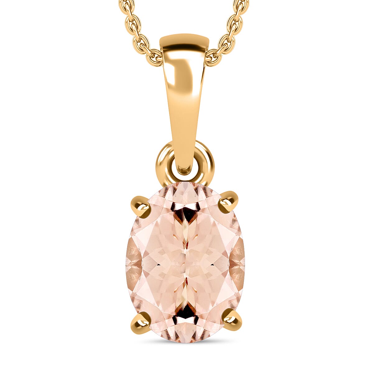 Timeless Solitaire Pendant Necklace 20 Inches
