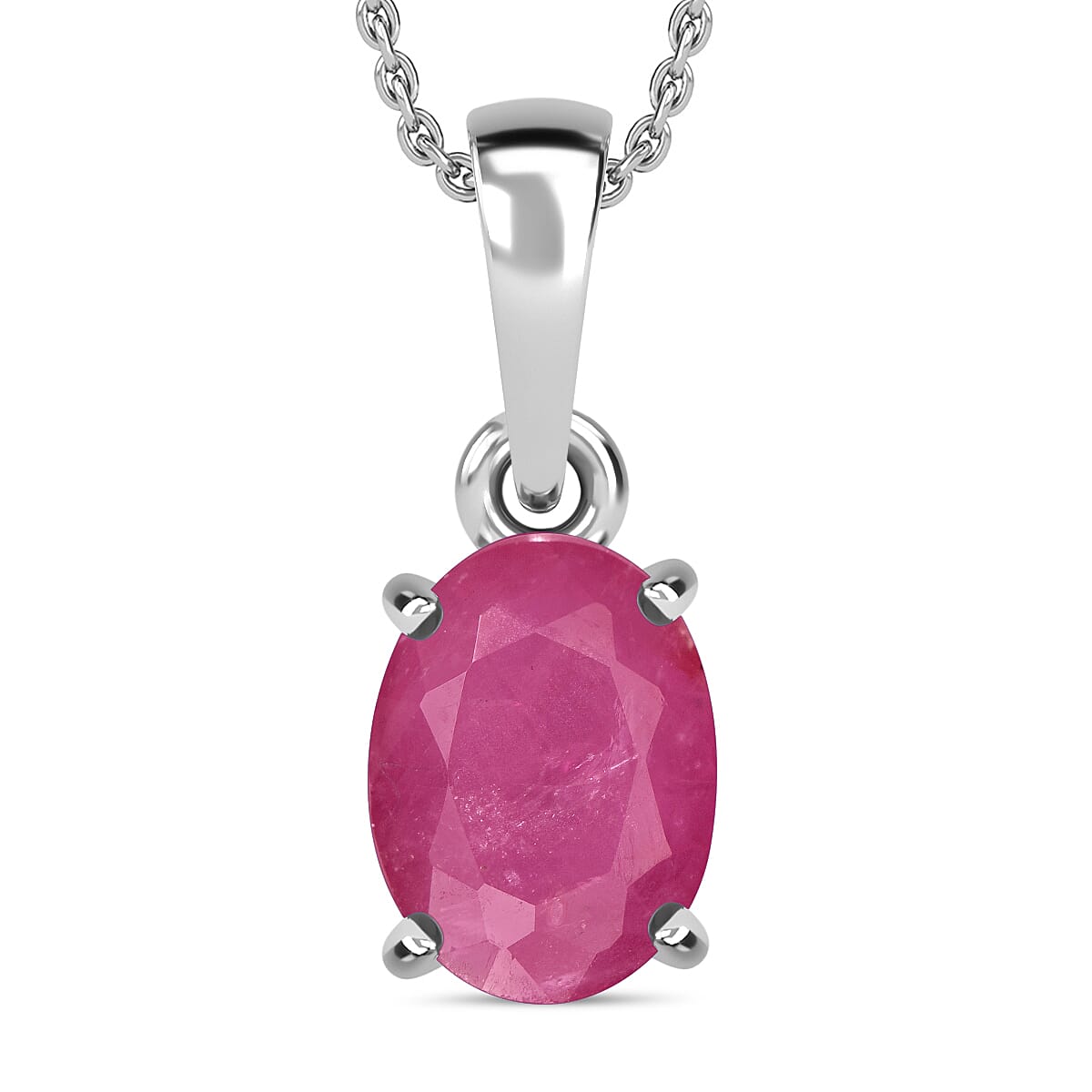 Timeless Solitaire Pendant Necklace 20 Inches