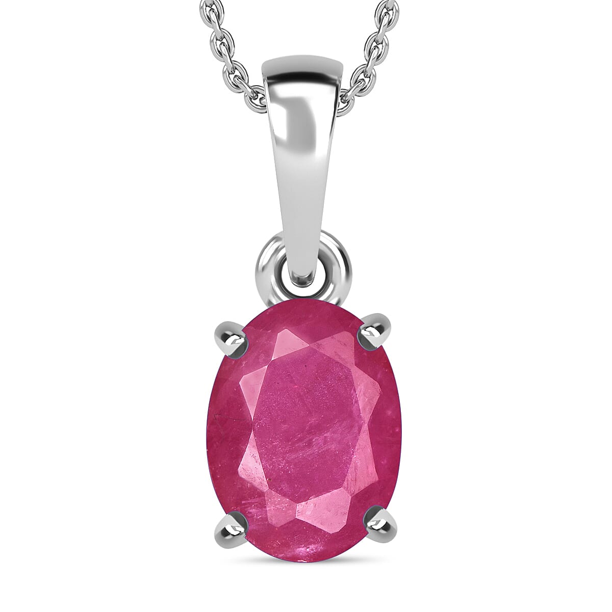 Timeless Solitaire Pendant Necklace 20 Inches