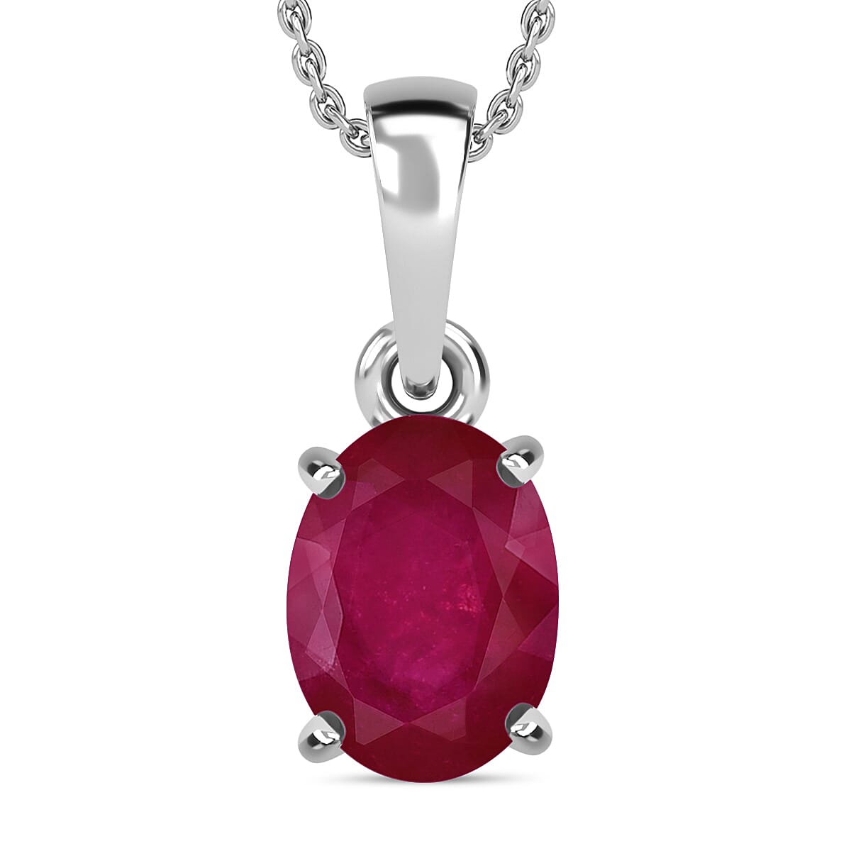 Timeless Solitaire Pendant Necklace 20 Inches