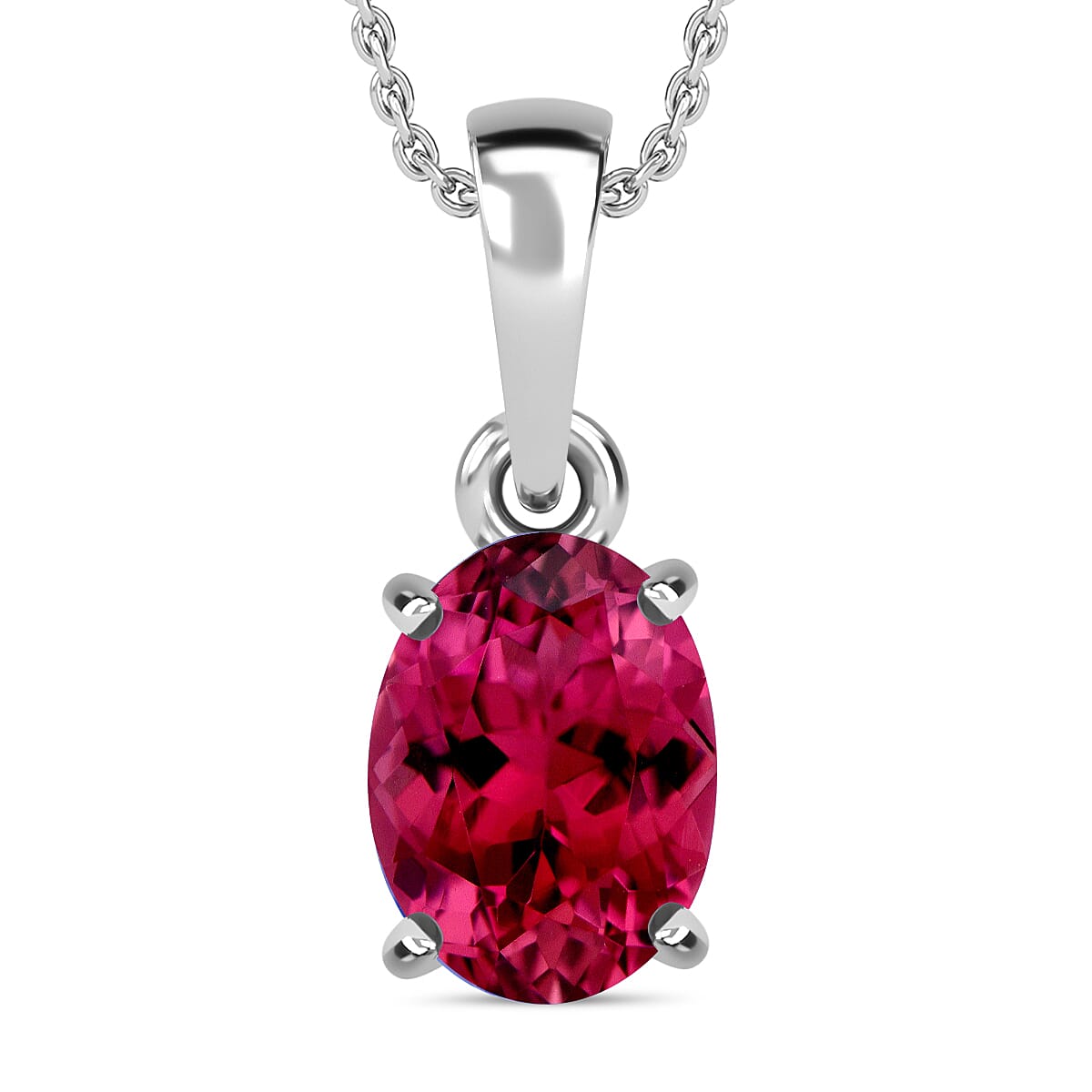 Timeless Solitaire Pendant Necklace 20 Inches
