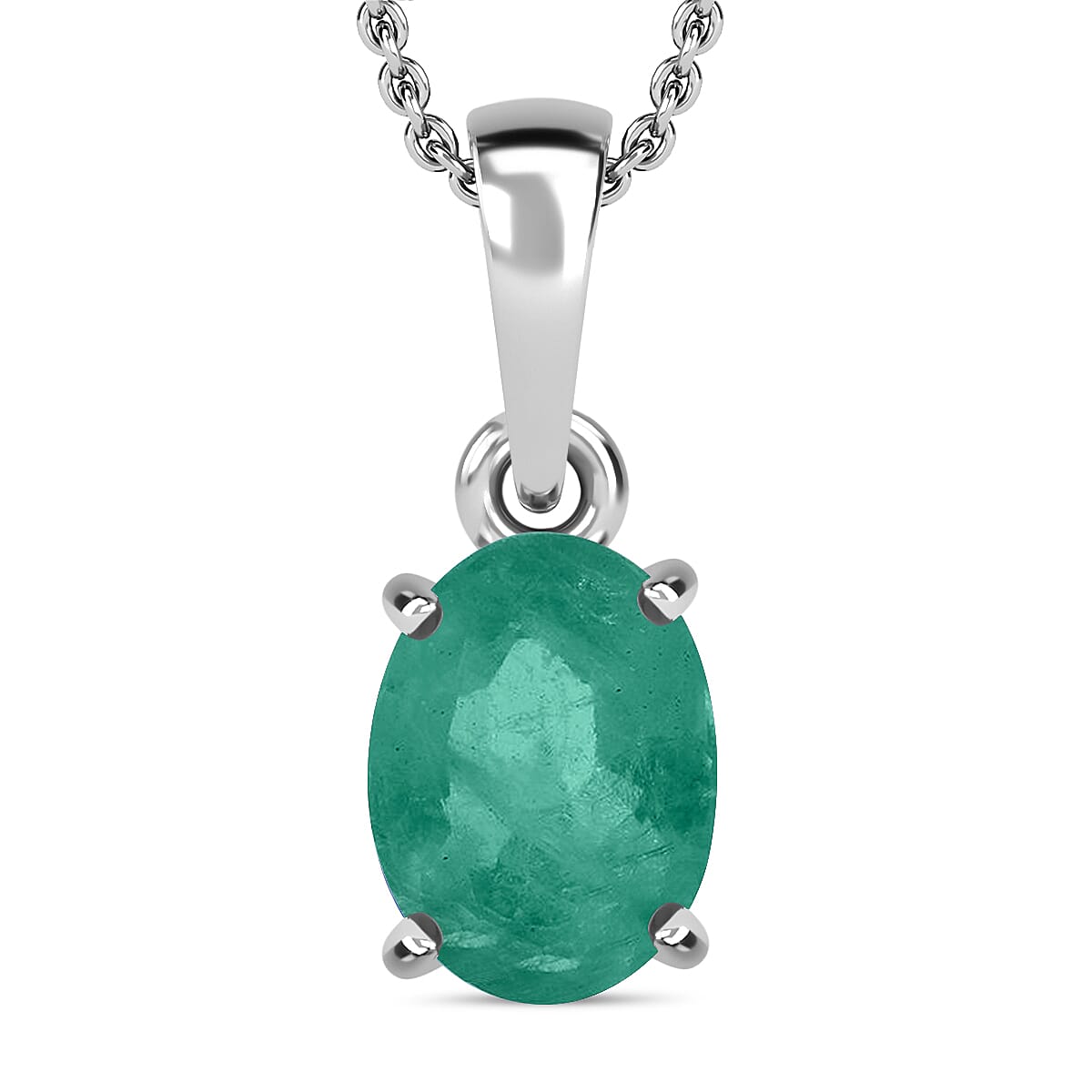 Timeless Solitaire Pendant Necklace 20 Inches