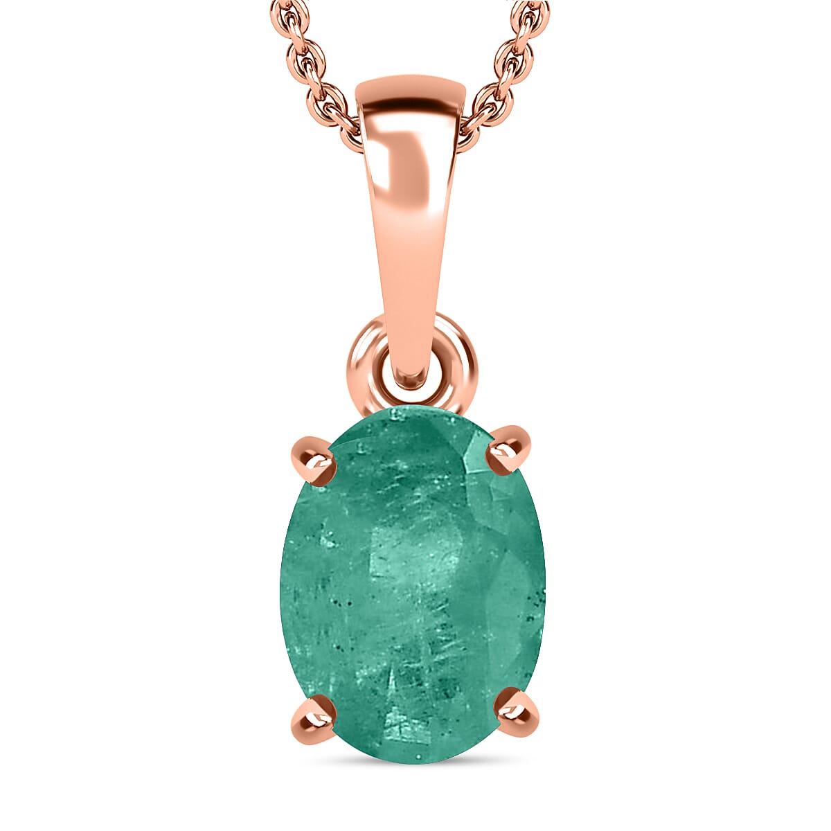 Timeless Solitaire Pendant Necklace 20 Inches