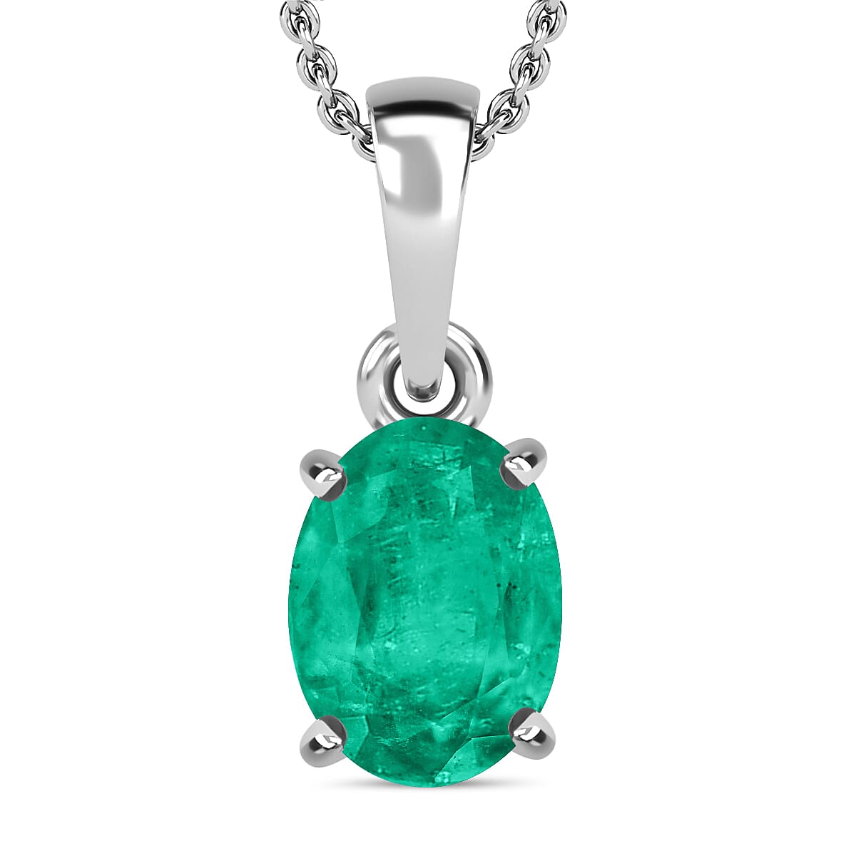 Timeless Solitaire Pendant Necklace 20 Inches