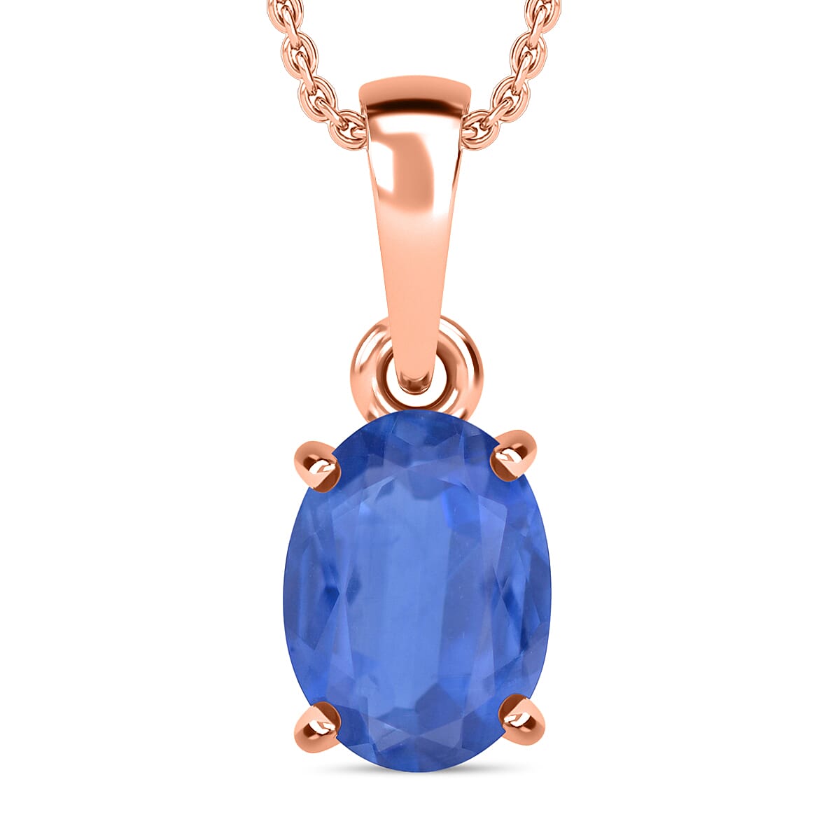 Timeless Solitaire Pendant Necklace 20 Inches