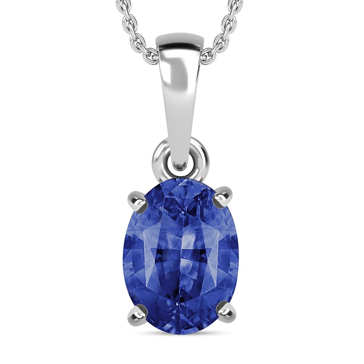 Timeless Solitaire Pendant Necklace 20 Inches