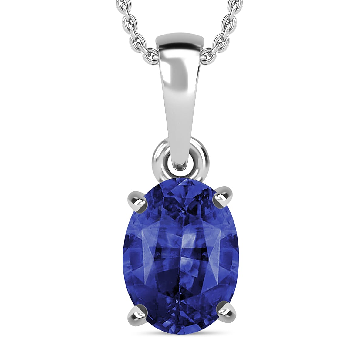 Timeless Solitaire Pendant Necklace 20 Inches