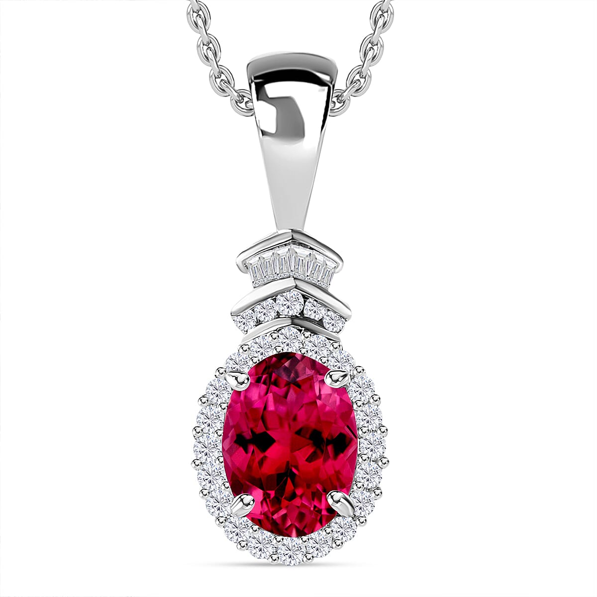 Rhapsody AAAA Tanzanite and E-F VS2 Diamond 1.60 ctw Pendant Necklace 20 Inches in 18K Yellow Gold