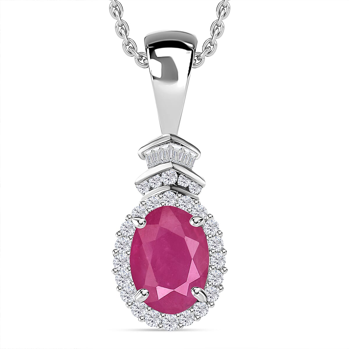 Rhapsody AAAA Tanzanite and E-F VS2 Diamond 1.60 ctw Pendant Necklace 20 Inches in 18K Yellow Gold