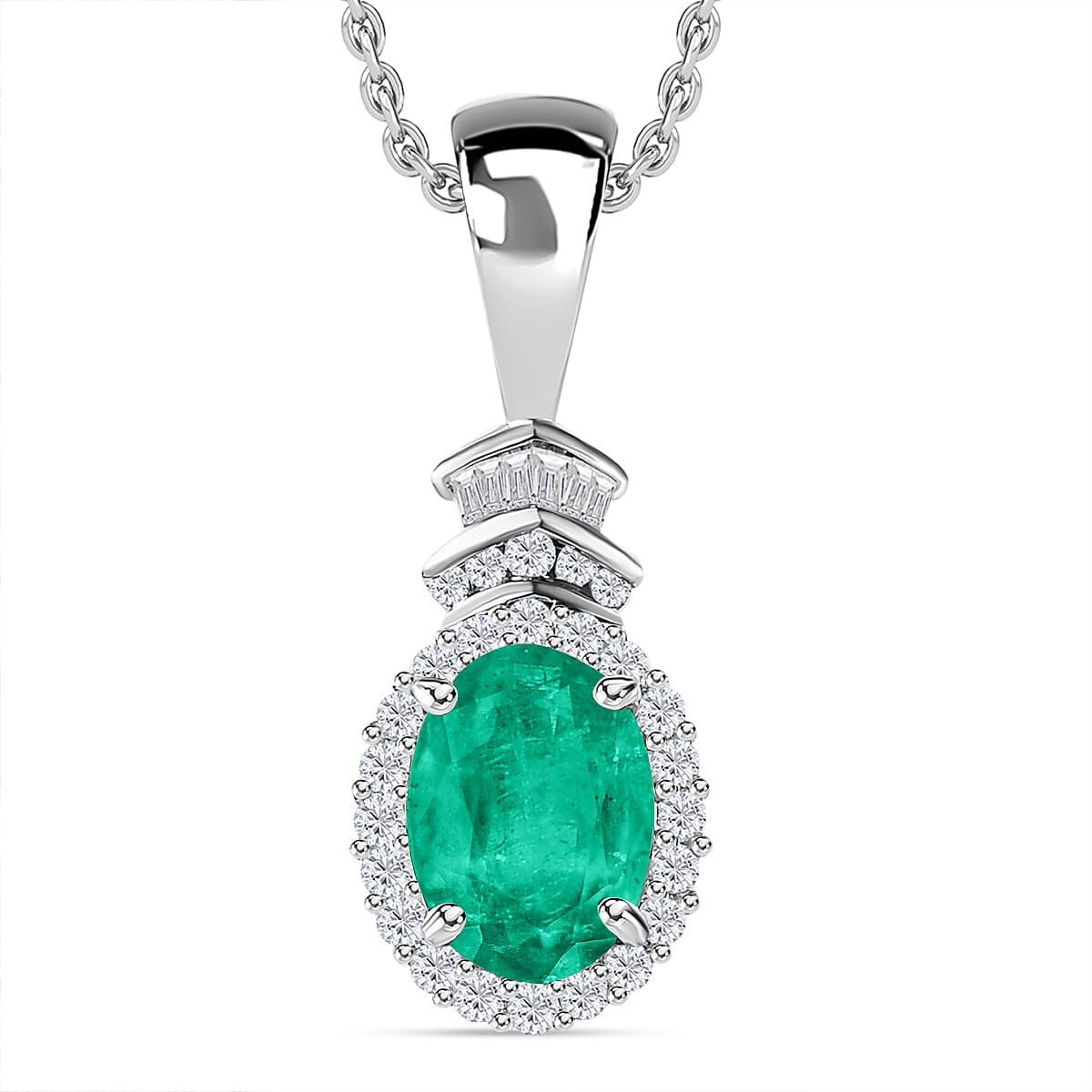 Rhapsody AAAA Tanzanite and E-F VS2 Diamond 1.60 ctw Pendant Necklace 20 Inches in 18K Yellow Gold