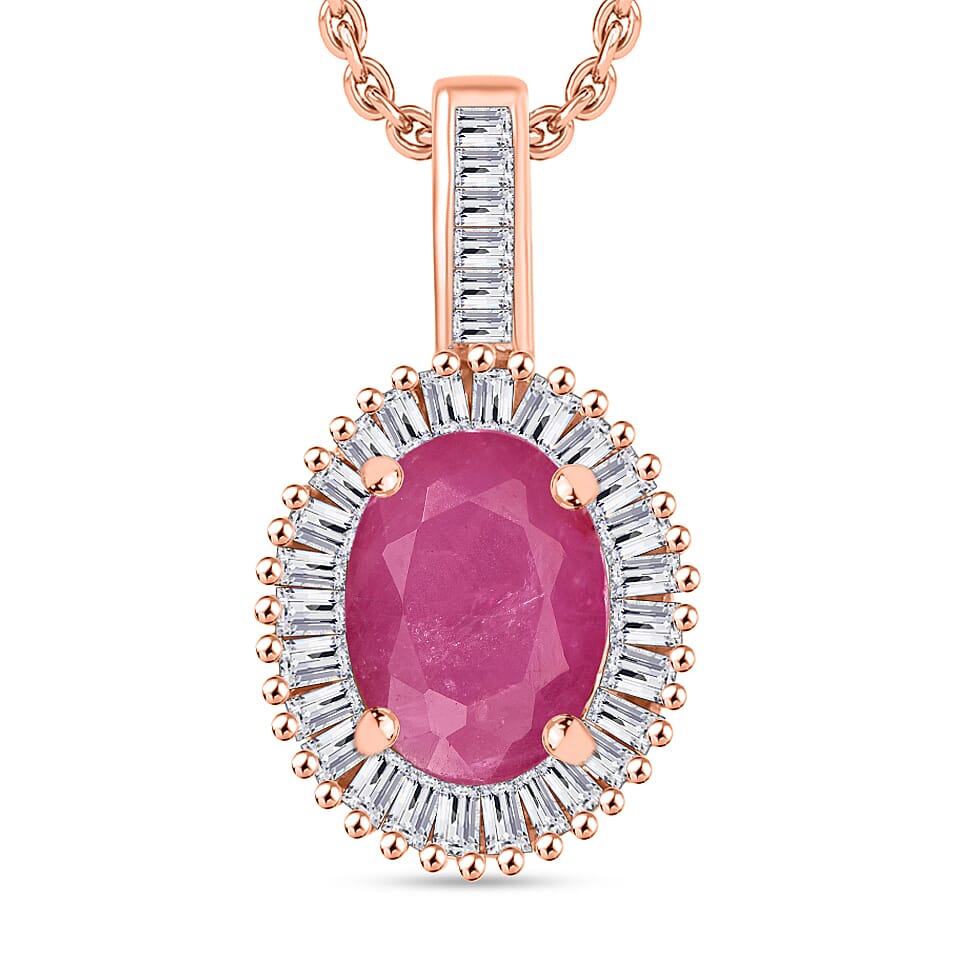Rhapsody AAAA Turkizite and E-F VS2 Diamond Pendant Necklace 20 Inches in 950 Platinum 1.51 ctw