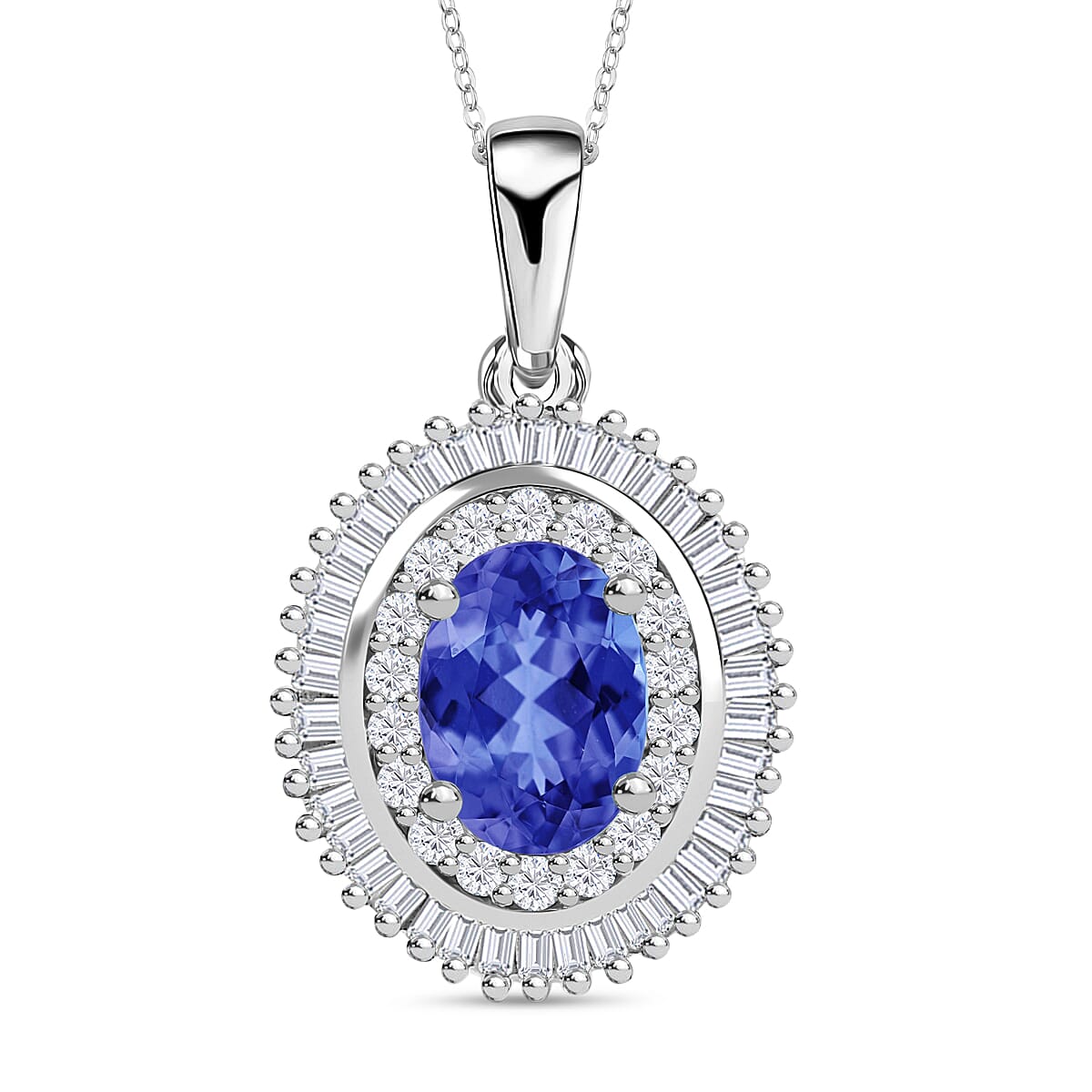 Rhapsody AAAA Mozambique Ruby and E-F VS2 Diamond Pendant Necklace 20 Inches in 950 Platinum 1.08 ctw