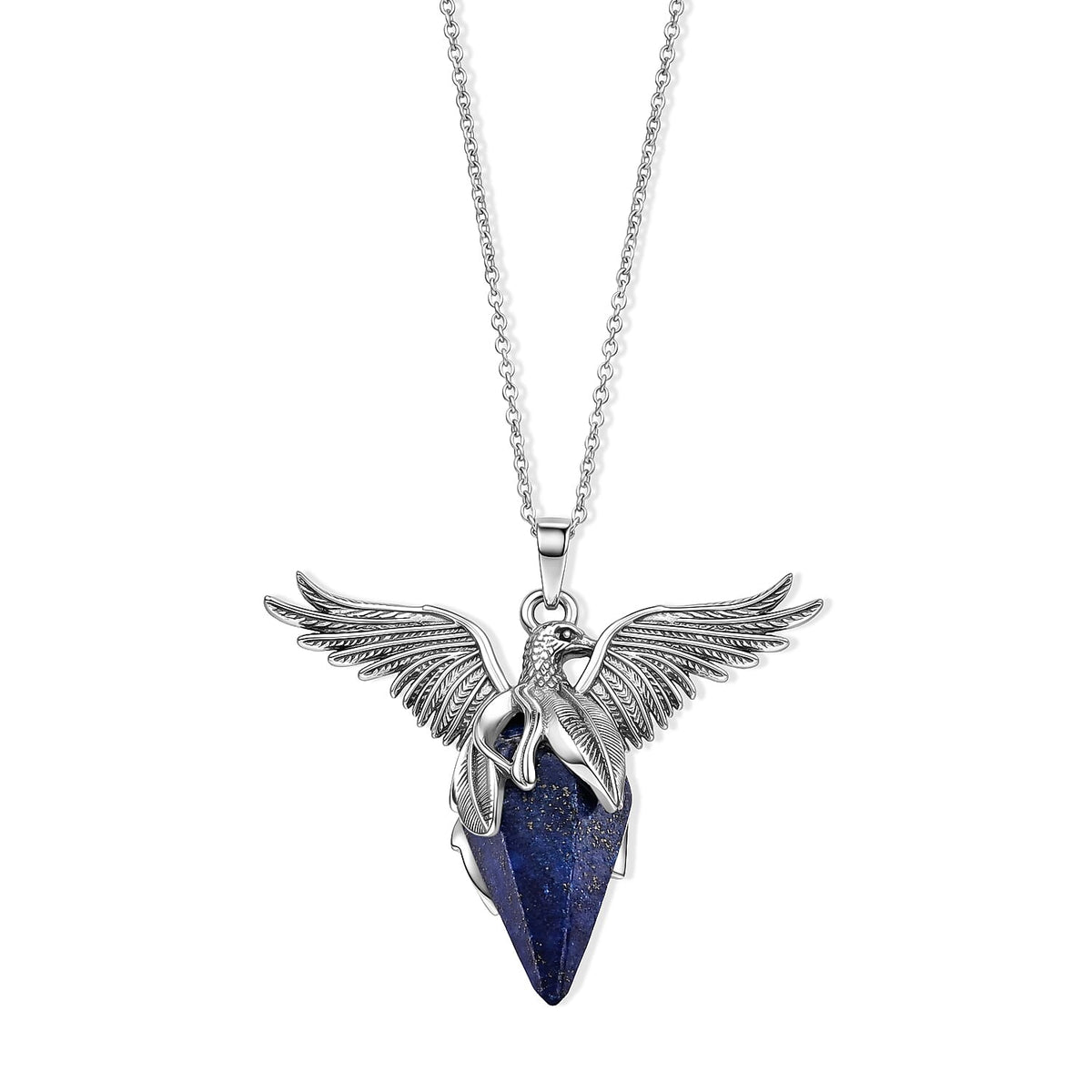 African Amethyst Pendant in Silvertone with Stainless Steel Necklace (20 Inches) 45.00 ctw 4491227
