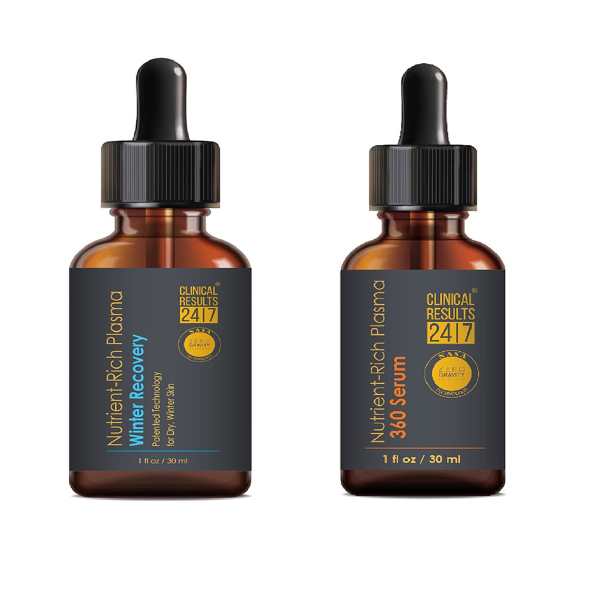 Clinical Results 24/7 Nutrient-Rich Plasma 360 Coverage & Recovery Serum Set (Ships in 3-5 Days)