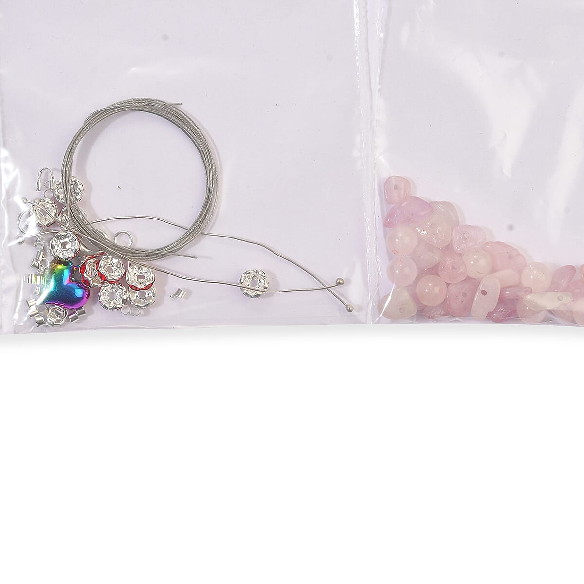 GCS Kunzite and Rose Quartz Bracelet Kit 458.62 ctw