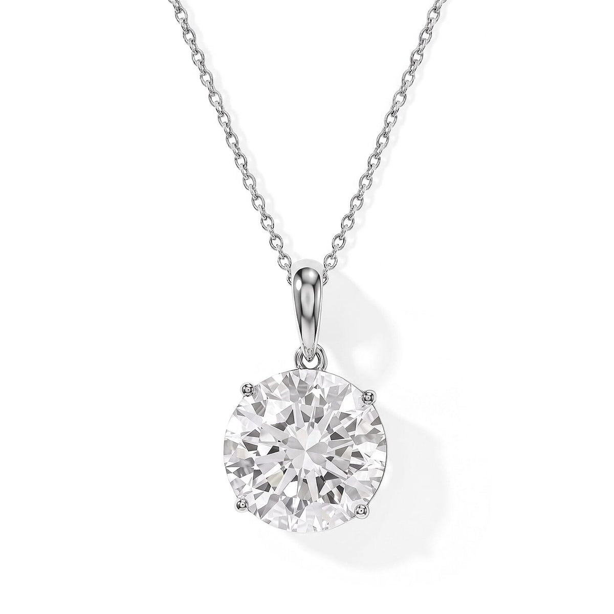 Doorbuster IGI Certified Luxuriant Asscher Cut Lab Grown Diamond G VS 7.00 ctw Pendant Necklace in 950 Platinum 5.30 Grams 18 Inches