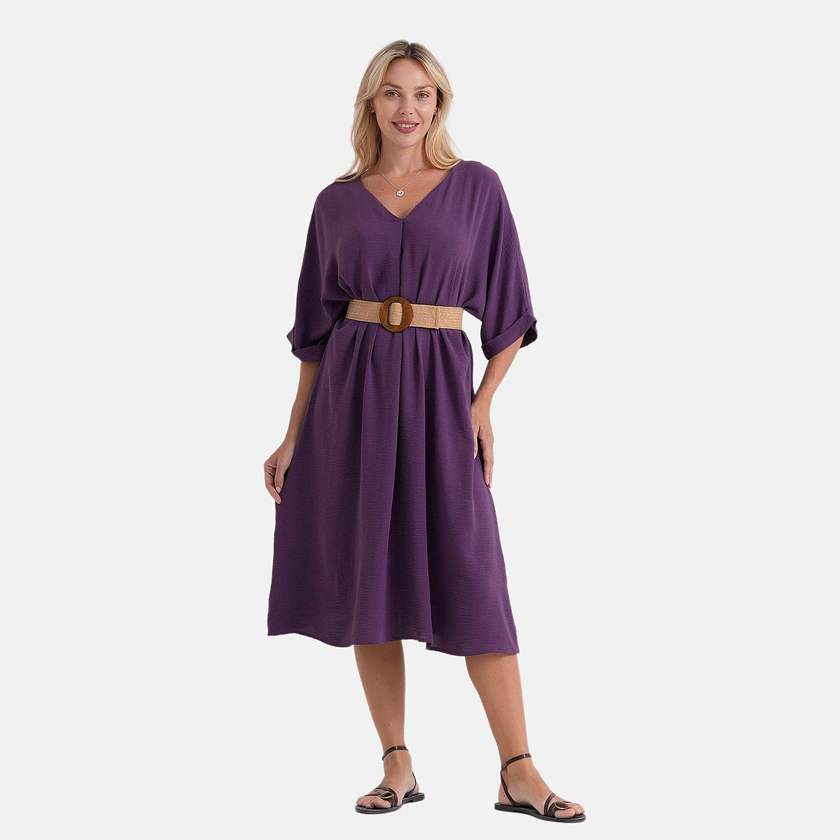 La Marey Blue Woven Dress - One Size Fits Most