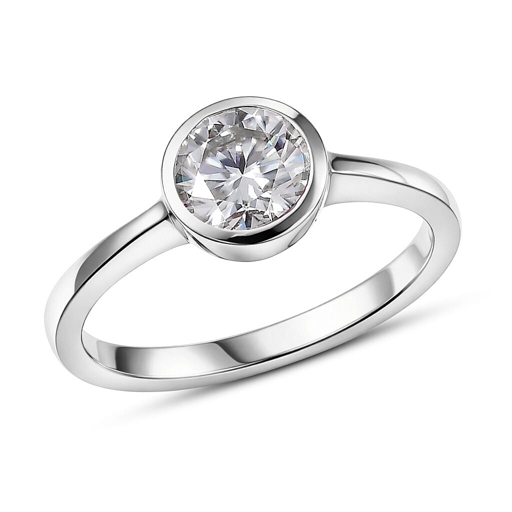 D'Joy Mozambique Garnet Solitaire Ring in 18K Vermeil YG Over Sterling Silver Size 10 0.90 ctw