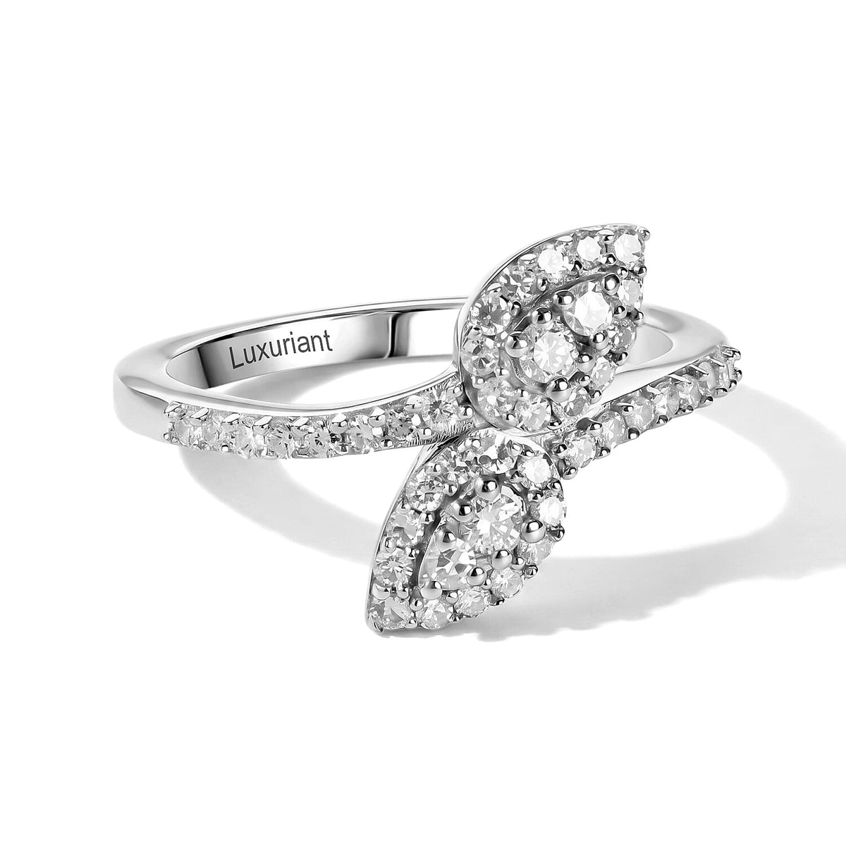 Luxuriant Lab Grown Diamond (G-H, SI) Ring in 18K Vermeil YG Over Sterling Silver (Size 6.0) 0.50 ctw