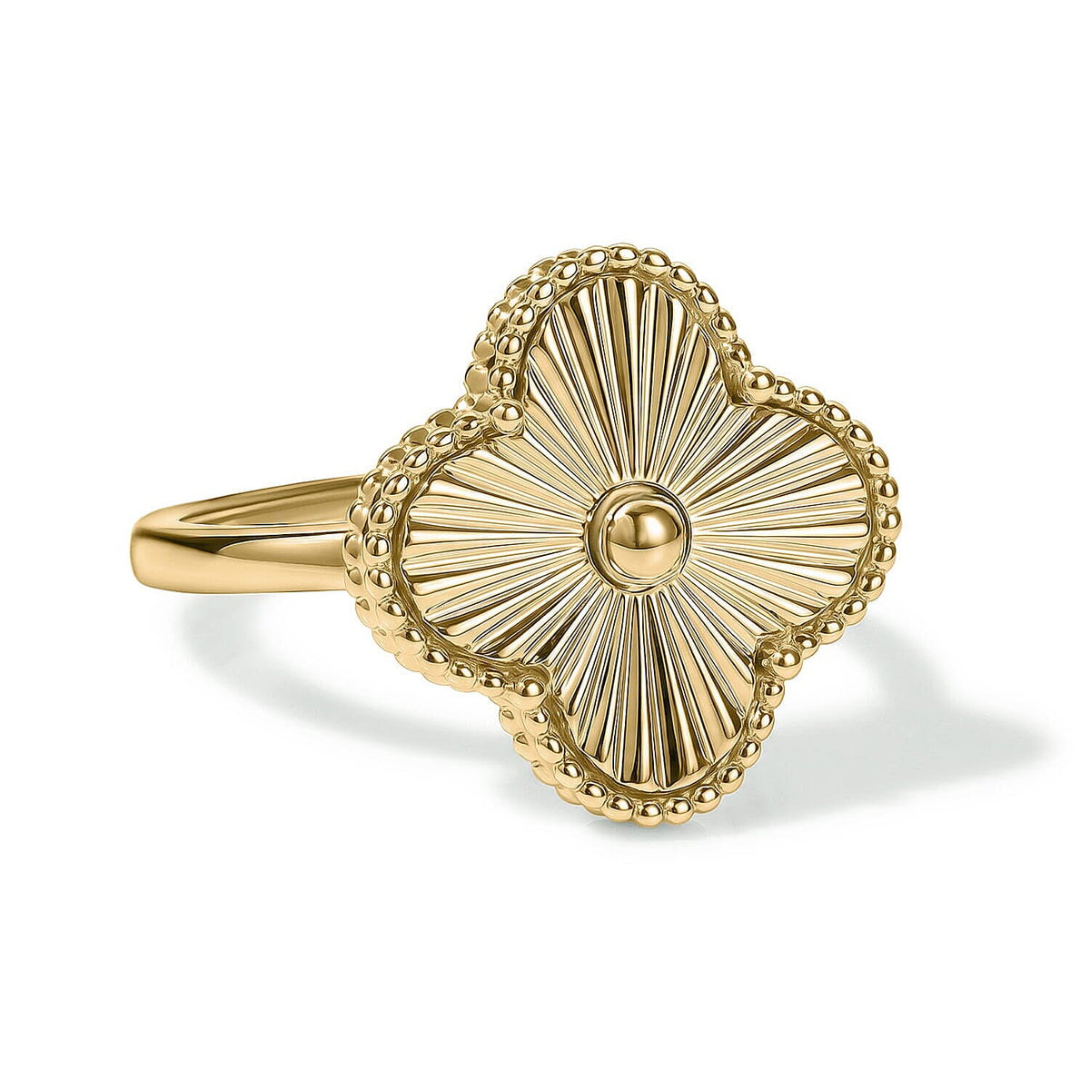 Luxoro 10K Green Gold Floral Ring (Size 9.0) (5.30 g)