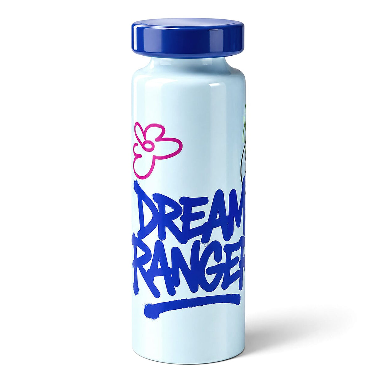 Pink Stainless Steel Printed 500ml Water Bottle