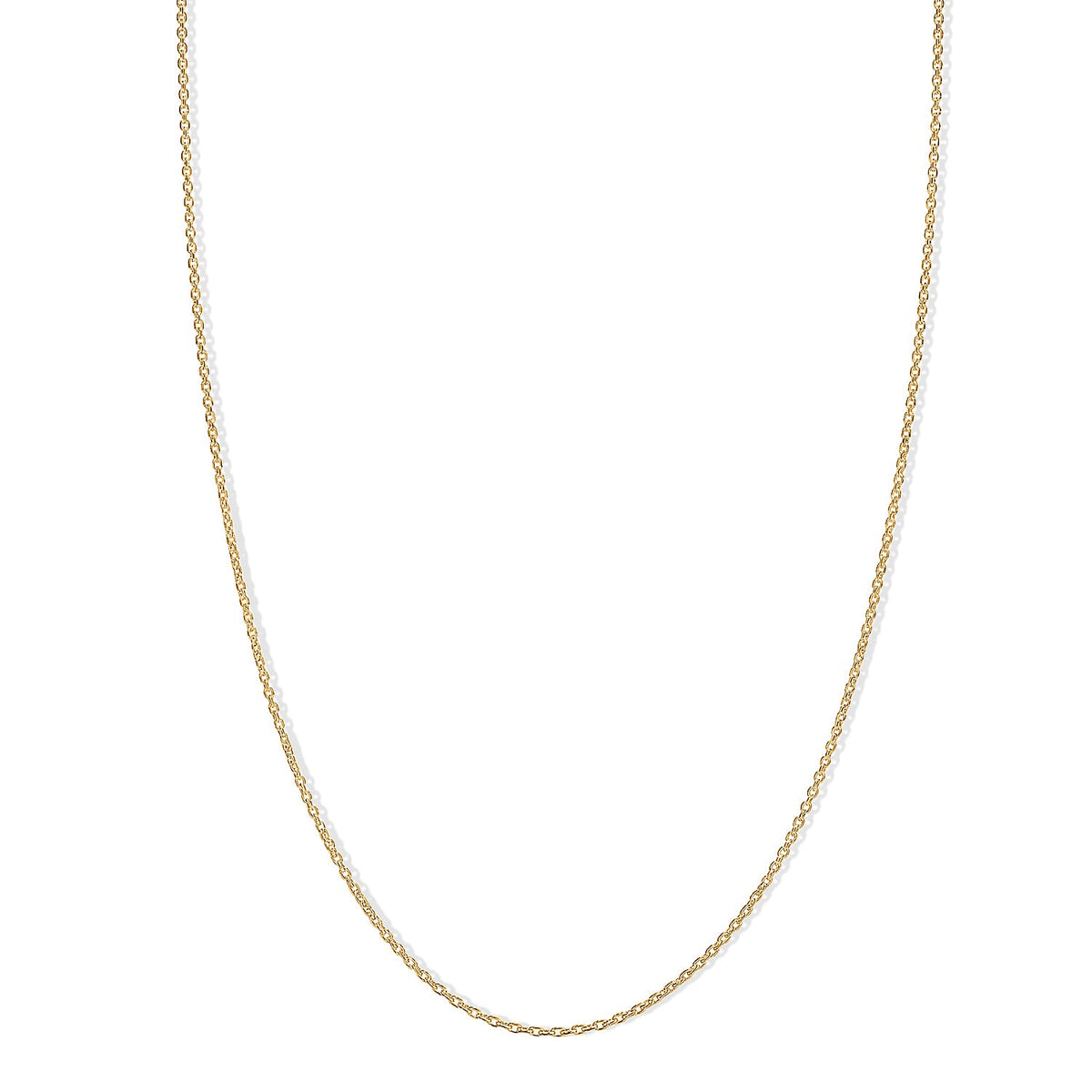 Italian 14K YG Over Sterling Silver 1.4mm Brillantina Necklace (18 Inches) (1.99 g)