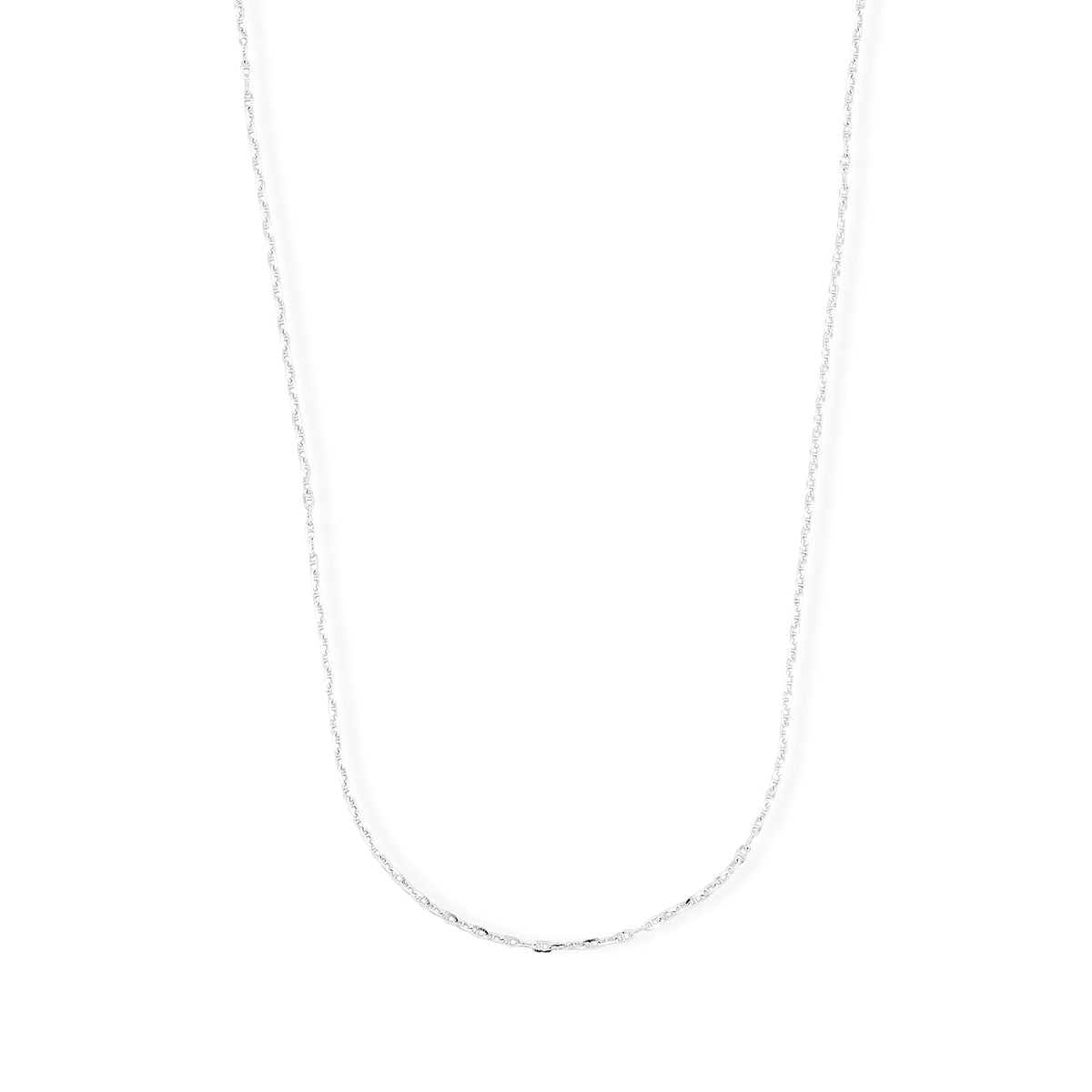 2 Mm Brillucci Necklace in 14K Yellow Gold Over Sterling Silver 18 Inches 2.92 Grams
