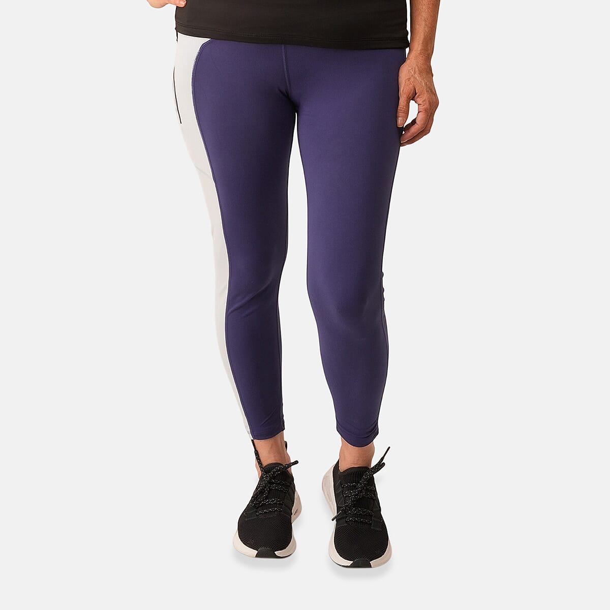 Closeout Nine West Black Color Block Leggins - L