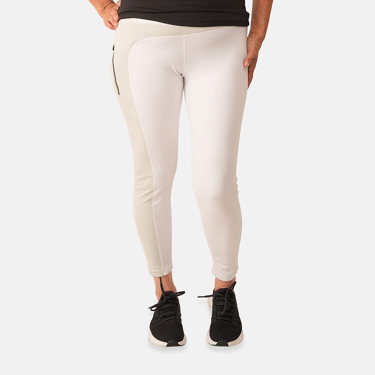 Closeout Nine West Black Color Block Leggins - L