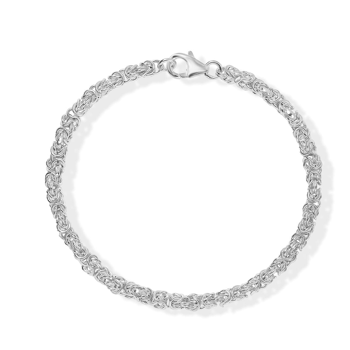 D''Joy Link Chain Bracelet in Sterling Silver (7.25 In) 8.10 Grams