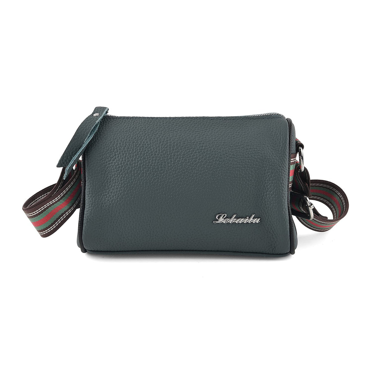 Green Genuine Leather Phone Bag