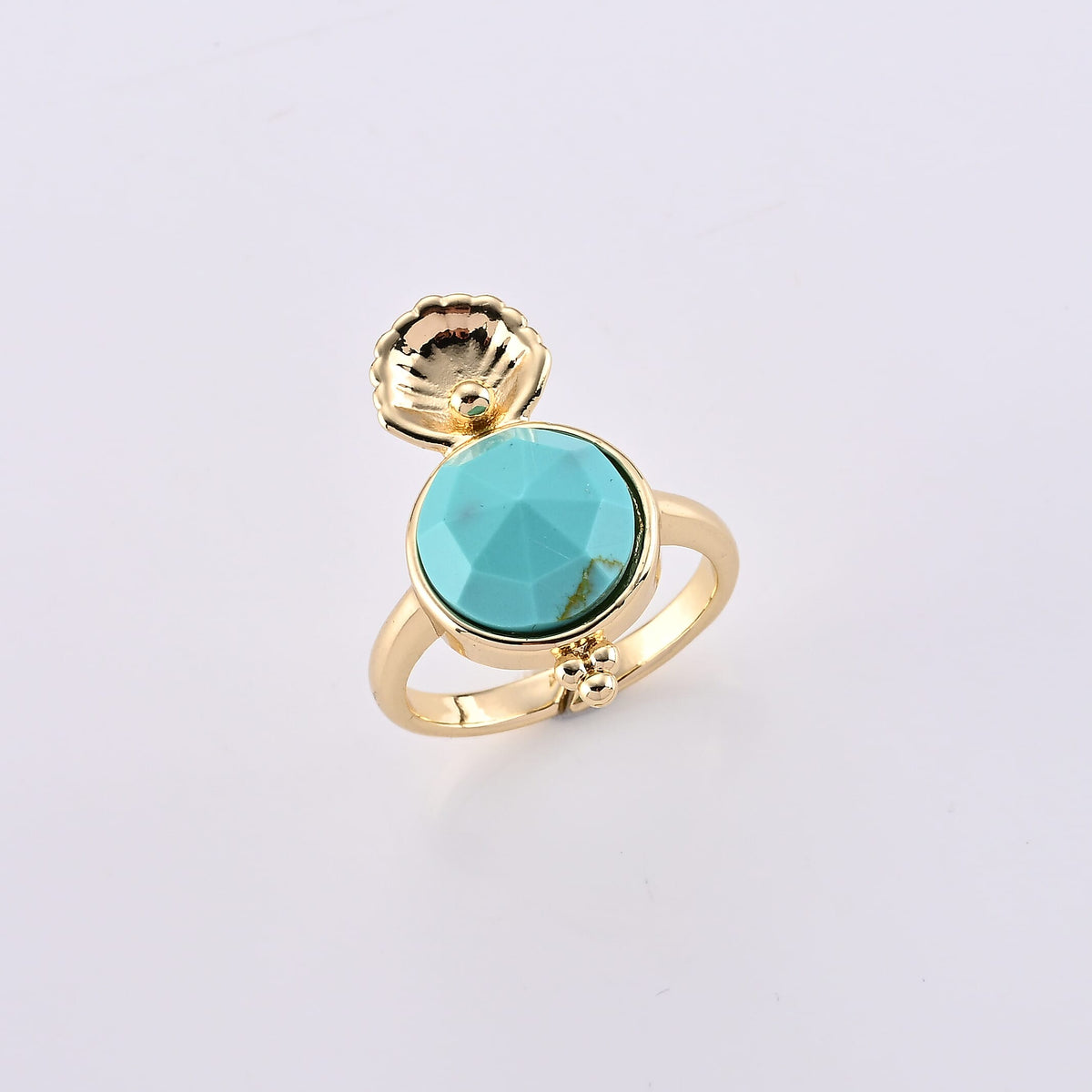 Yellow Tigers Eye Ring in Goldtone (Adjustable) 5.00 ctw