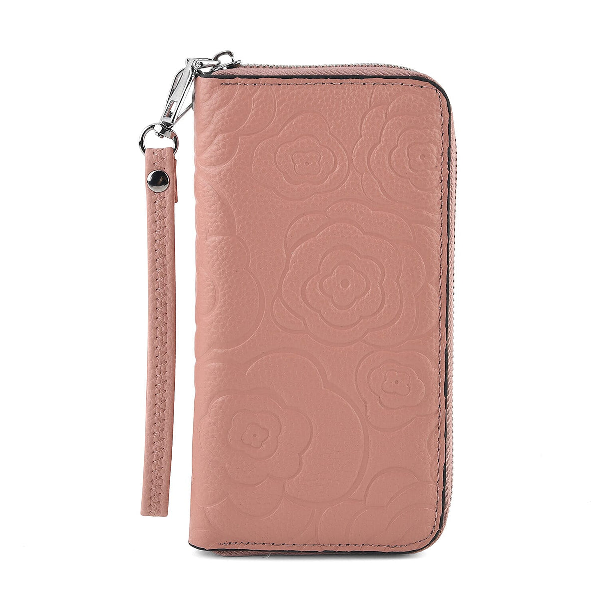 La Marey Black Genuine Leather RFID Protected Women''s Wallet