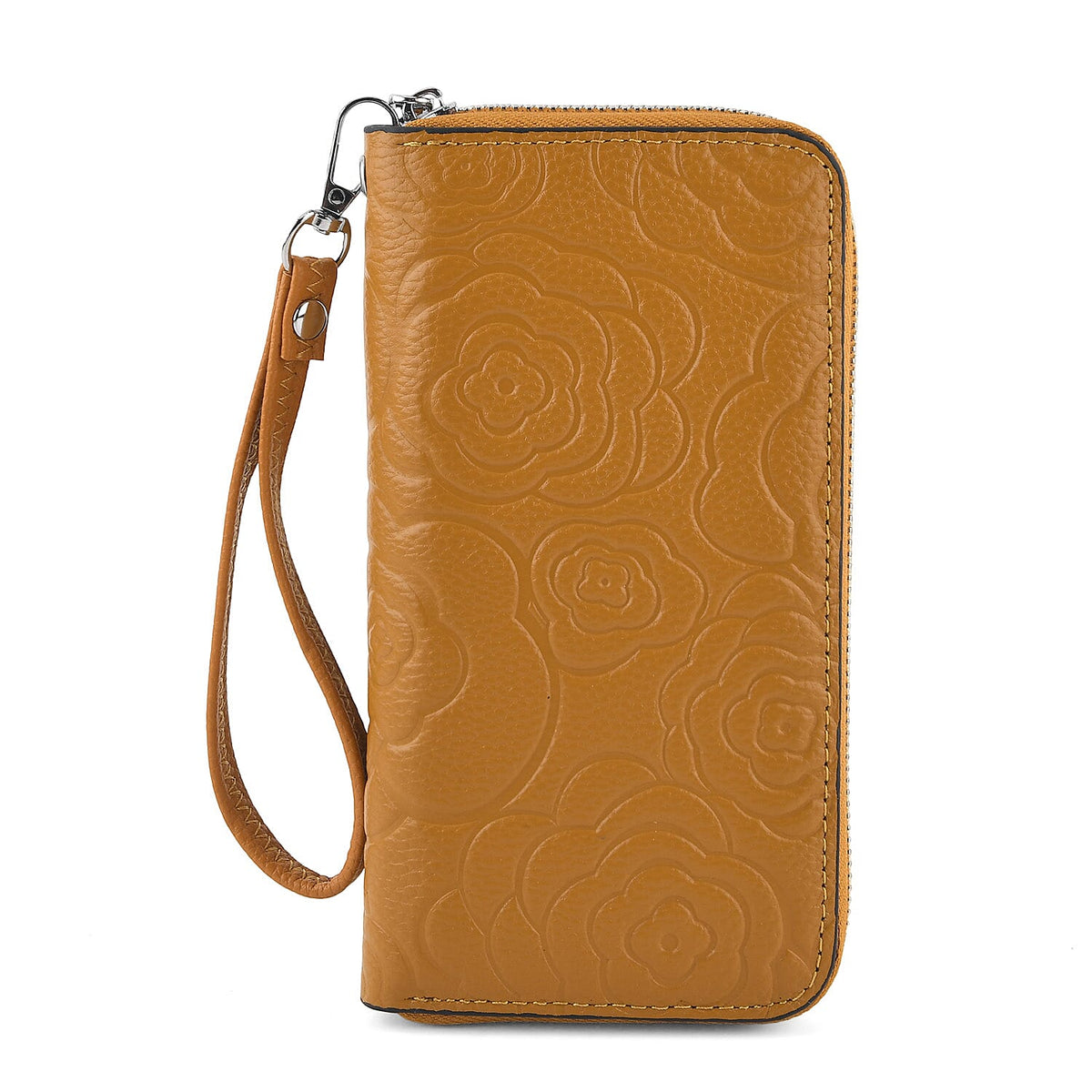 La Marey Black Genuine Leather RFID Protected Women''s Wallet