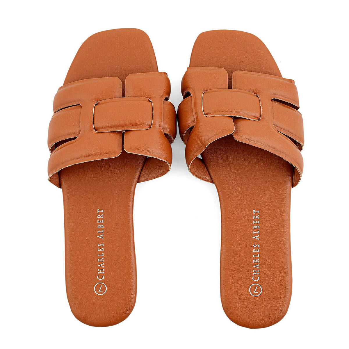 Lani Pink One Band Puff Slide -7
