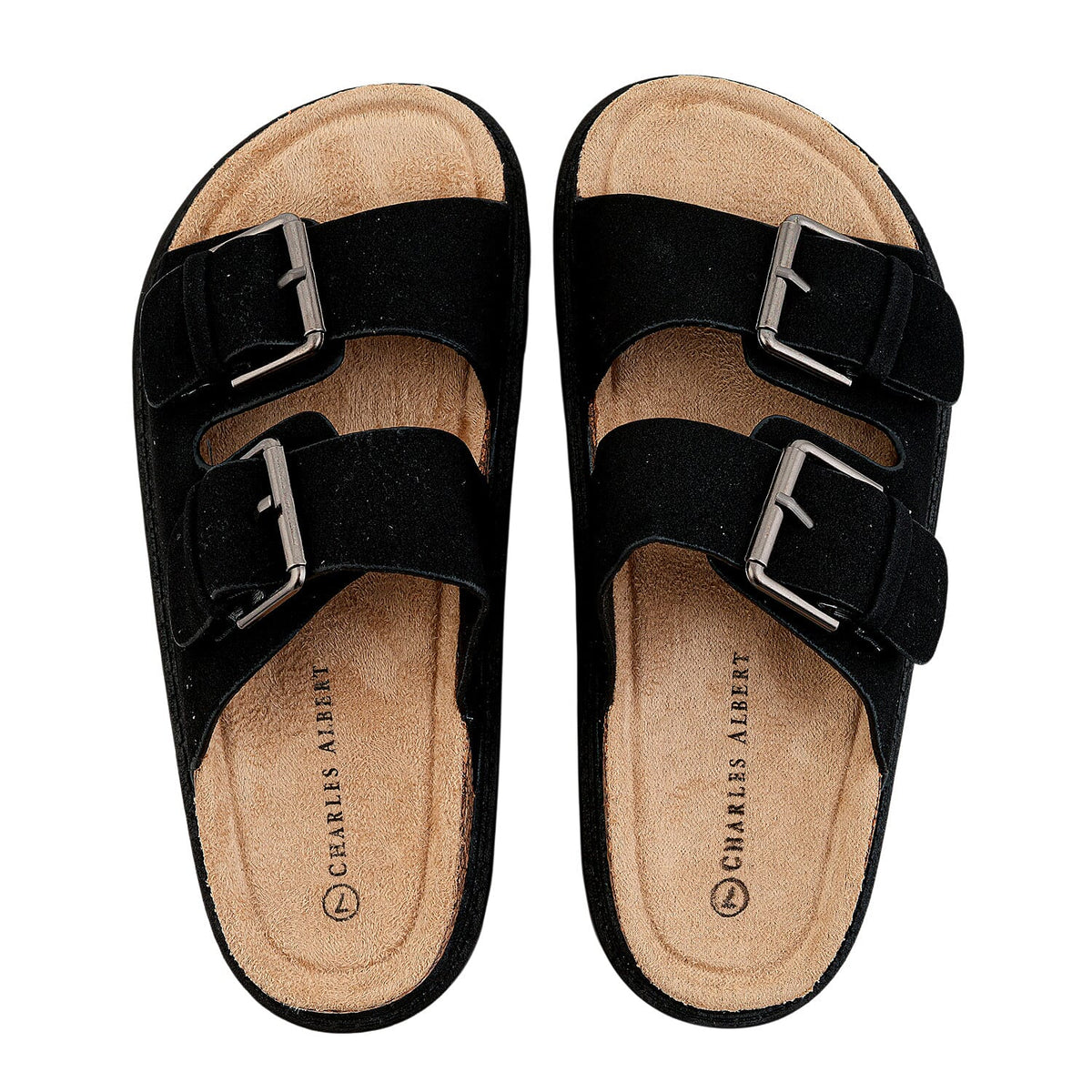Charles Albert Rose Gold Strap Sandal -7