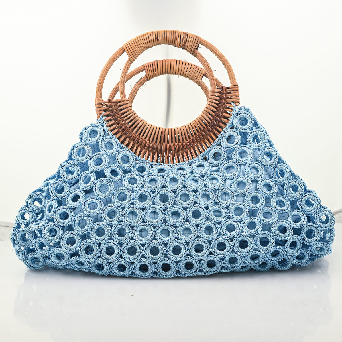 La Marey Pink Crochet Bag