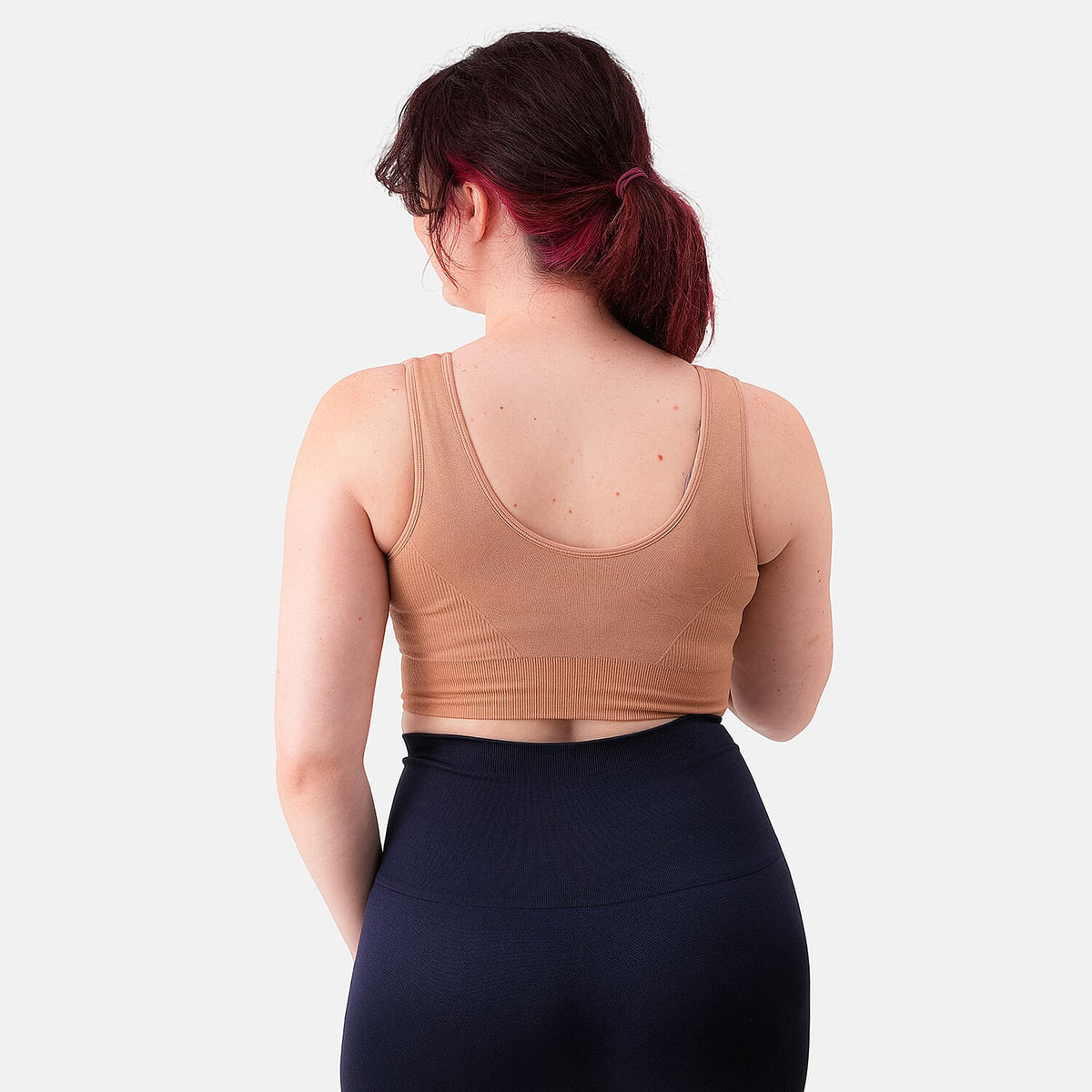 Breezies Black Active Comfort Seamless Wirefree Contour Bra - L