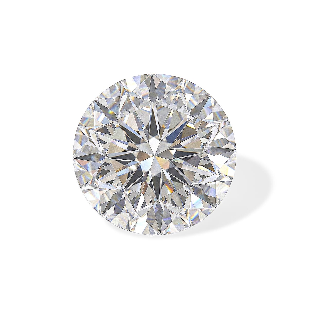 White Diamond (G-H, SI) (Rnd 2.3-2.4 mm) 6.87 ctw