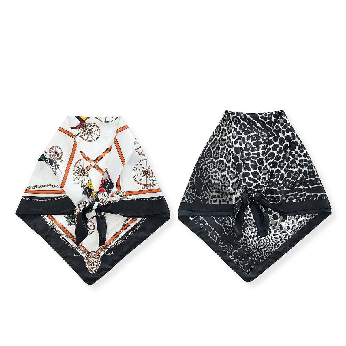 Multi Color Set of 3pcs Scarf with 1 Peal Gift Box