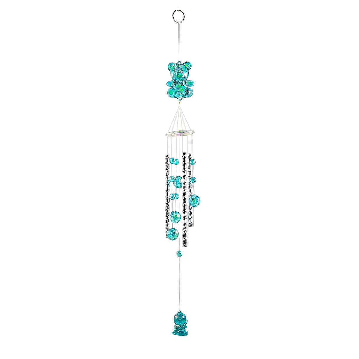 Closeout Beaded Acrylic Chime - Teddy Bear-2