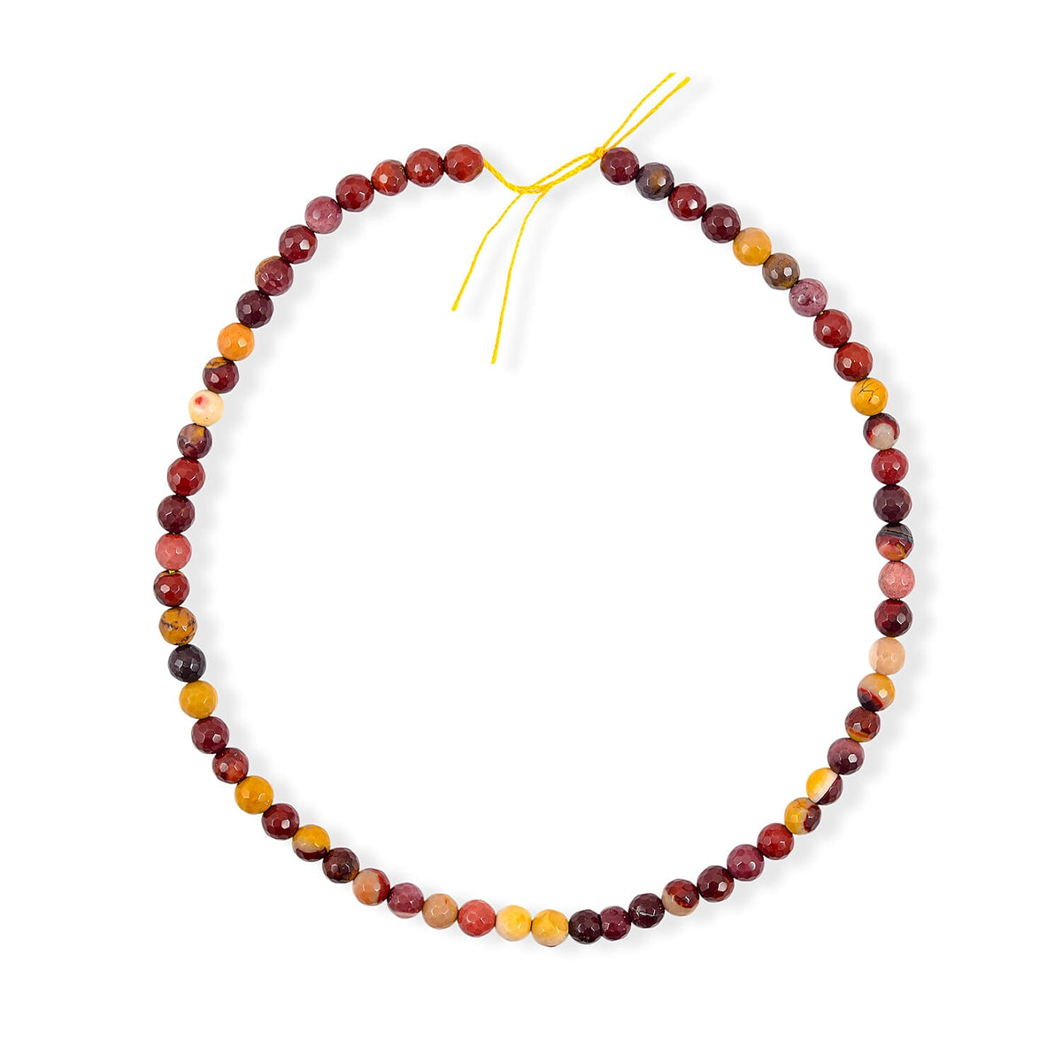 Mookaite Round Beaded Necklace (16 Inches) 104.85 ctw
