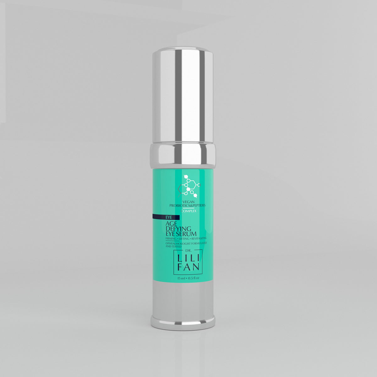 Dr. Lili Fan Vegan Probiotics & Peptides Age Defying Eye Serum (0.5oz) Made in US