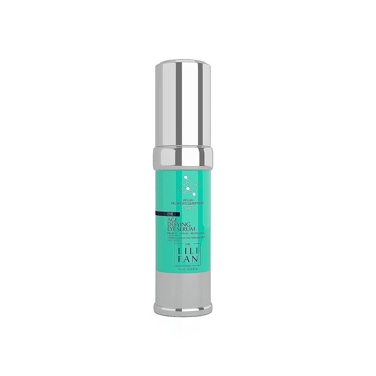 Dr. Lili Fan Vegan Probiotics & Peptides Age Defying Eye Serum (0.5oz) Made in US