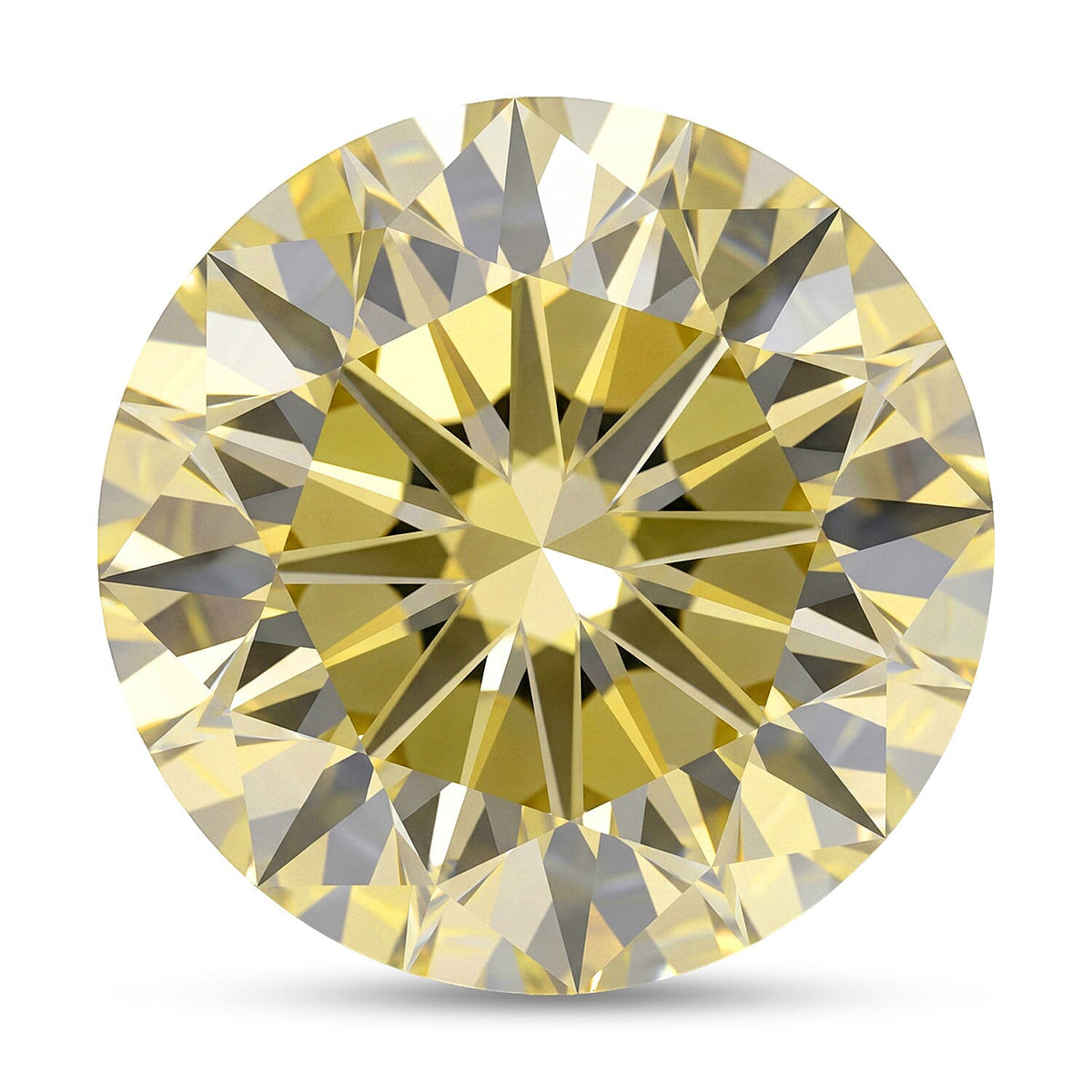 Yellow Diamond (SI1) (Rnd 5.5 mm) 0.67 ctw