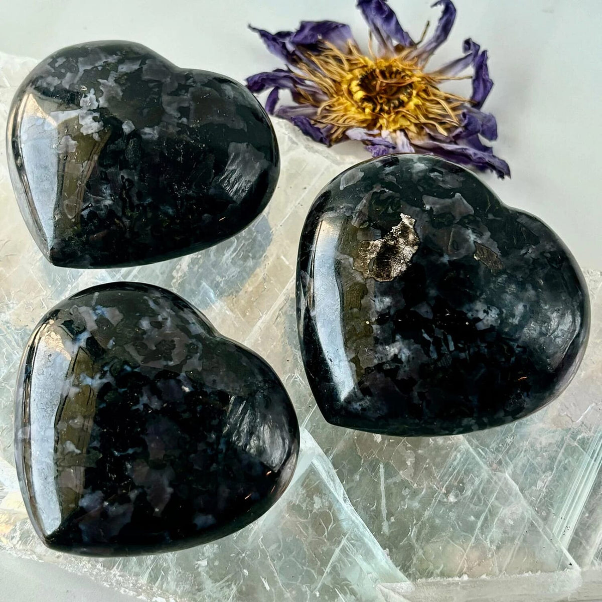 Indigo Gabbro Heart 1080ctw (Ships in 8-10 Business Days)