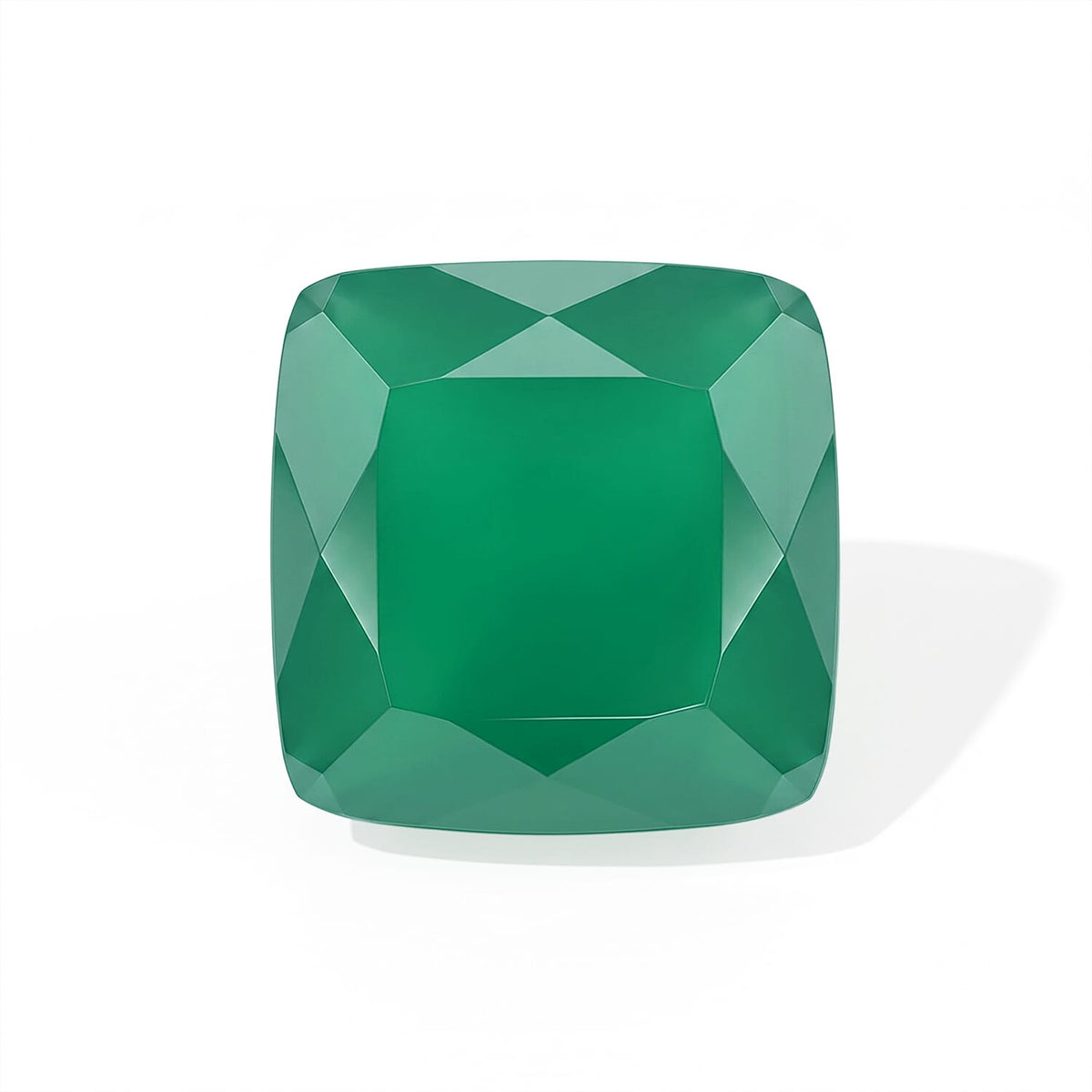 AA Green Onyx (Cush 8x8 mm) 1.88 ctw